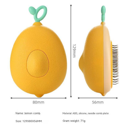 Pet Grooming Brush for Cats & Dogs – Avocado Shaped Hair Remover Comb