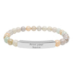 Stainless Steel (No coating) / Amazonite / One Size