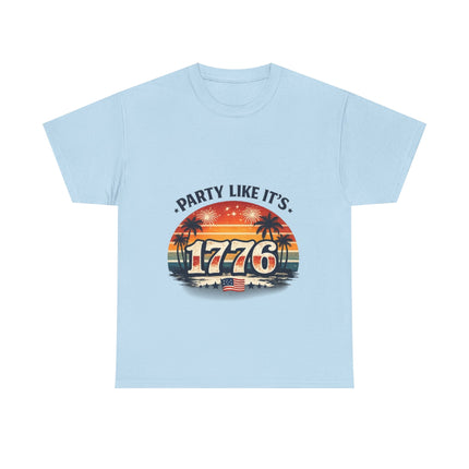 1776 Patriotic Tee — "Party Like It's 1776" Independence Day Shirt