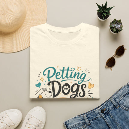 Petting Dogs T-Shirt — "Petting Dogs Is My Cardio" Cute Dog Lover Tee