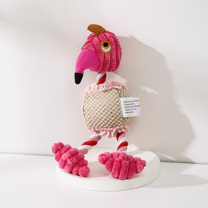 Plush Donkey Dog Toy – Squeaky Chew Toy for Puppies & Dogs