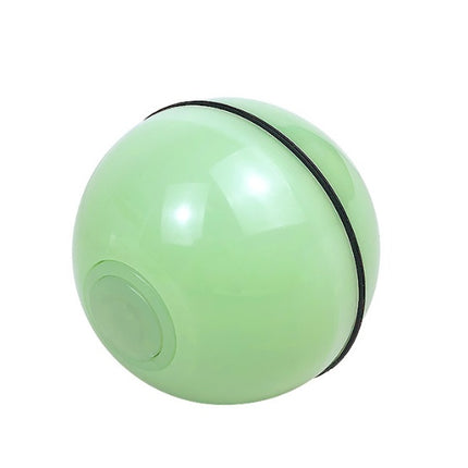 LED Interactive Rolling Cat Toy Ball – USB Rechargeable Automatic Pet Toy