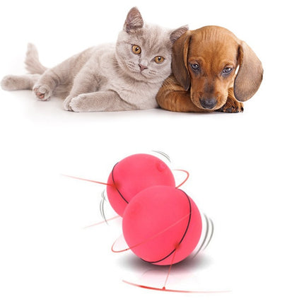 Interactive LED pet toy ball