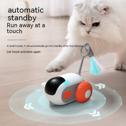 Remote Control Interactive Cat Toy Car – Automatic Smart Chase Toy for Indoor Cats