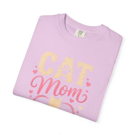 Cat Mom Personalized T-Shirt – Custom Cat Name Gift for Cat Lovers