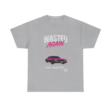 Wasted Again Vintage Sports Car Tee