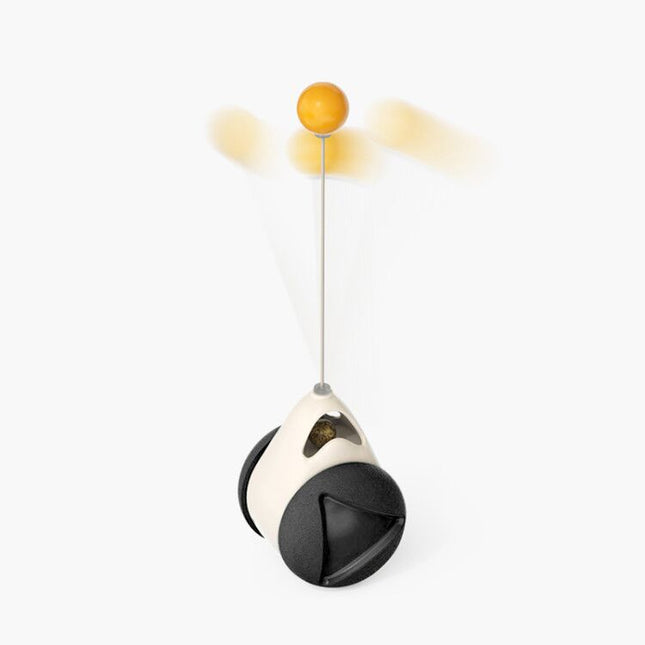 Interactive Cat Windmill Toy – Rotating Suction Cup Catnip & Teeth Grinding Toy