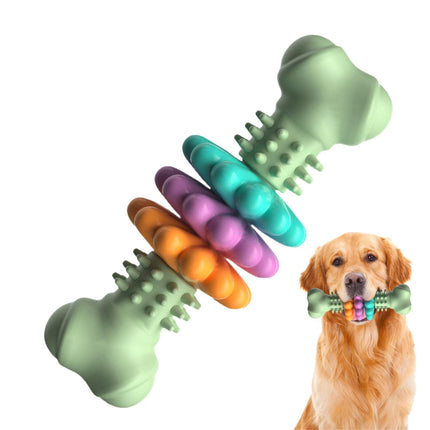Dog Bone Chew Toy – TPR Teeth Cleaning & Bite Resistant Toy for Dogs