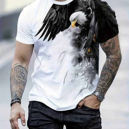 Men's Eagle Print Fashion Print T-shirt