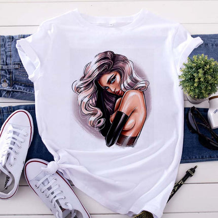 Character print T-shirt