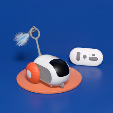 Remote Control Interactive Cat Toy Car – Automatic Smart Chase Toy for Indoor Cats