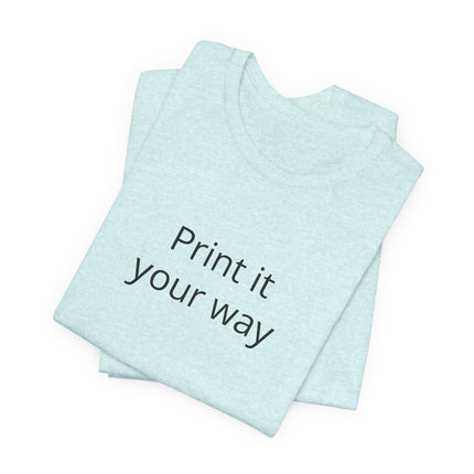 Retro Purple Muscle Car Tee — "Print it your way" Graphic T-Shirt