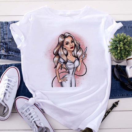 Character print T-shirt