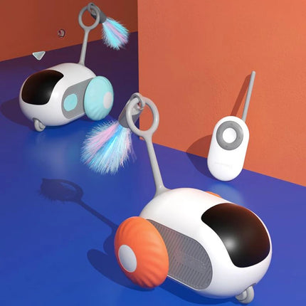 Remote Control Interactive Cat Toy Car – Automatic Smart Chase Toy for Indoor Cats