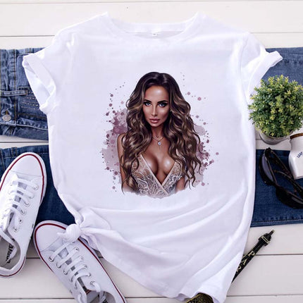 Character print T-shirt