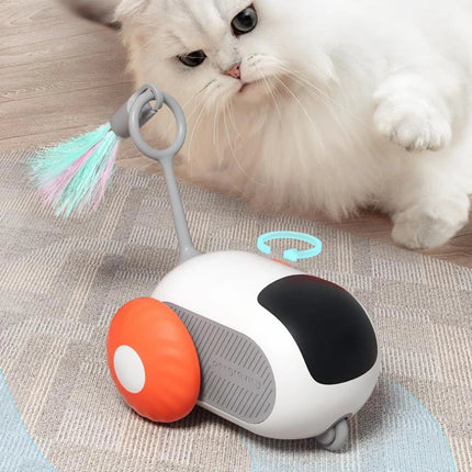 Remote Control Interactive Cat Toy Car – Automatic Smart Chase Toy for Indoor Cats