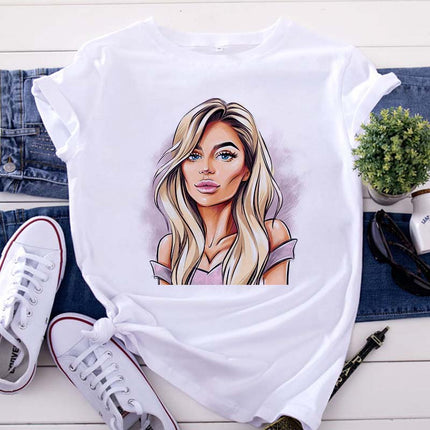 Character print T-shirt