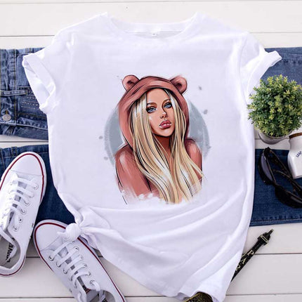 Character print T-shirt