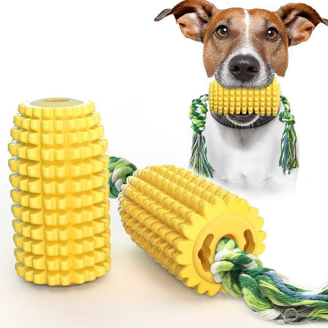 Interactive dog teeth cleaning toy