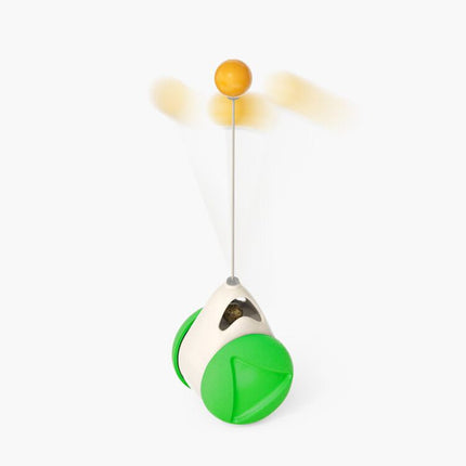 Interactive Cat Windmill Toy – Rotating Suction Cup Catnip & Teeth Grinding Toy