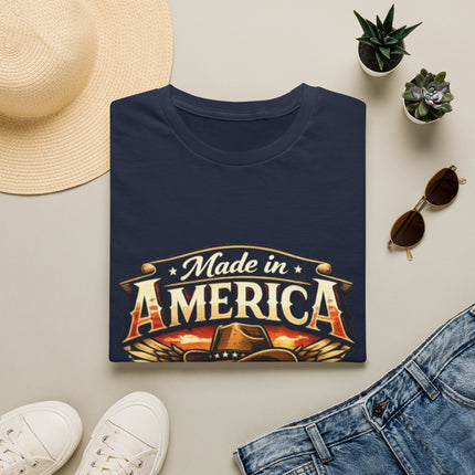 Made in America T-Shirt — Vintage Eagle Patriotic Tee (Est. 1776)
