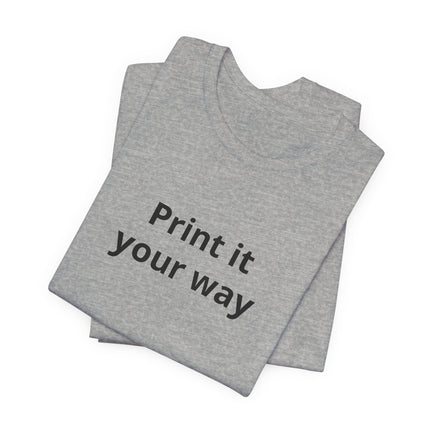 Retro Purple Muscle Car Tee — "Print it your way" Graphic T-Shirt