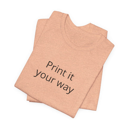 Retro Purple Muscle Car Tee — "Print it your way" Graphic T-Shirt