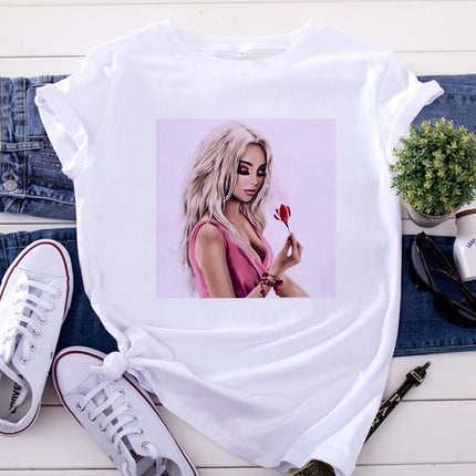 Character print T-shirt