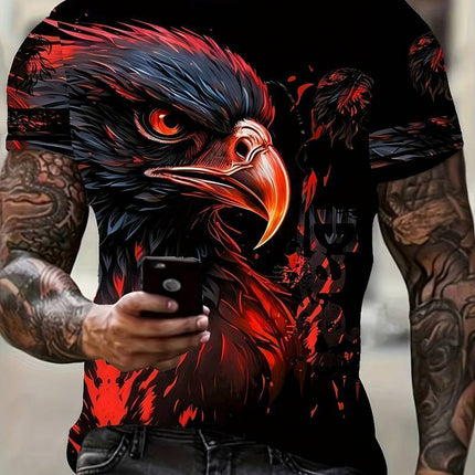 Men's Eagle Print Fashion Print T-shirt