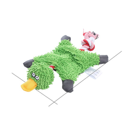 Plush Donkey Dog Toy – Squeaky Chew Toy for Puppies & Dogs