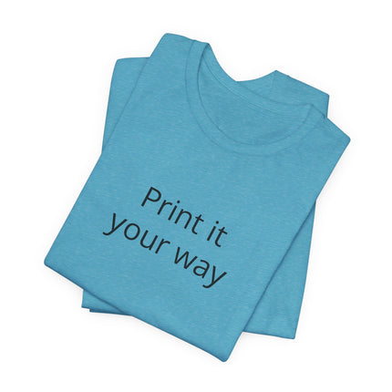 Retro Purple Muscle Car Tee — "Print it your way" Graphic T-Shirt