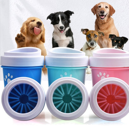 Silicone dog paw cleaner cup