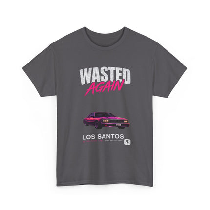 Wasted Again Vintage Sports Car Tee