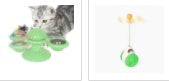 Interactive Cat Windmill Toy – Rotating Suction Cup Catnip & Teeth Grinding Toy