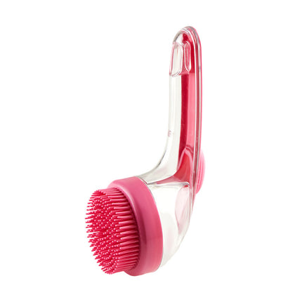Pet Bath Brush with Shampoo Dispenser – Soft Silicone Grooming Comb for Dogs & Cats