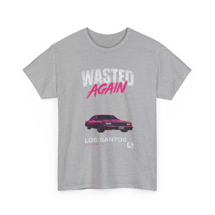 Wasted Again Vintage Sports Car Tee