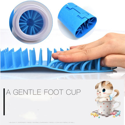 Portable pet paw washing cup