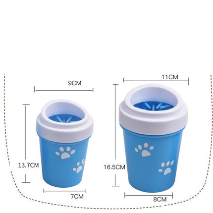 Silicone Dog Paw Cleaner Cup – Portable Pet Foot Washing Cleaner for Dogs & Cats