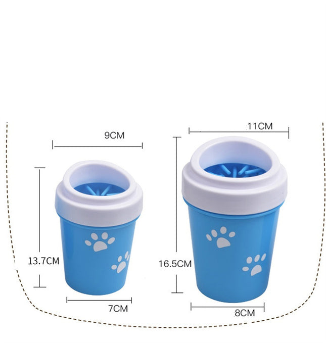 Silicone Dog Paw Cleaner Cup – Portable Pet Foot Washing Cleaner for Dogs & Cats