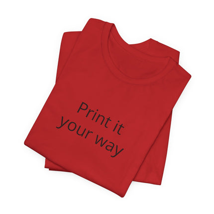 Retro Purple Muscle Car Tee — "Print it your way" Graphic T-Shirt