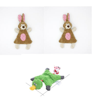 Plush Donkey Dog Toy – Squeaky Chew Toy for Puppies & Dogs
