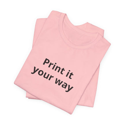 Retro Purple Muscle Car Tee — "Print it your way" Graphic T-Shirt
