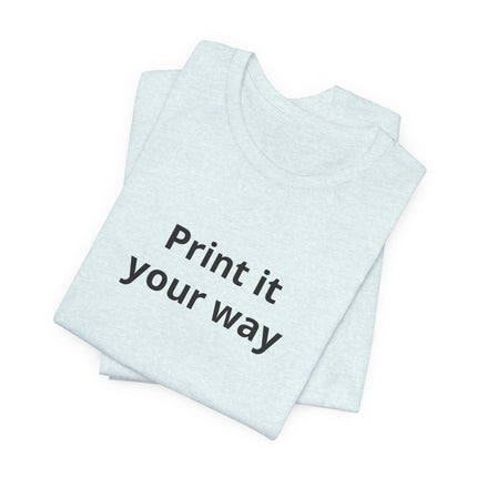 Retro Purple Muscle Car Tee — "Print it your way" Graphic T-Shirt
