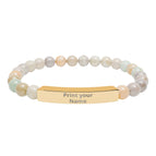 18K Gold PVD coating / Amazonite / One Size
