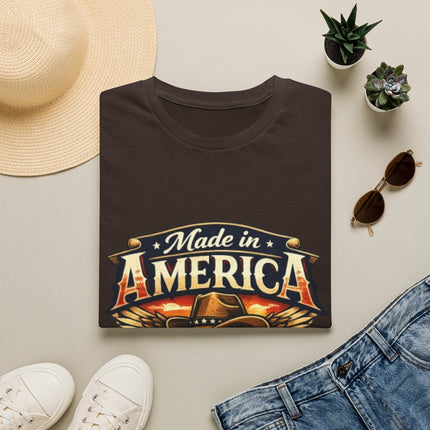 Made in America T-Shirt — Vintage Eagle Patriotic Tee (Est. 1776)