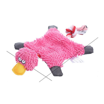 Plush Donkey Dog Toy – Squeaky Chew Toy for Puppies & Dogs