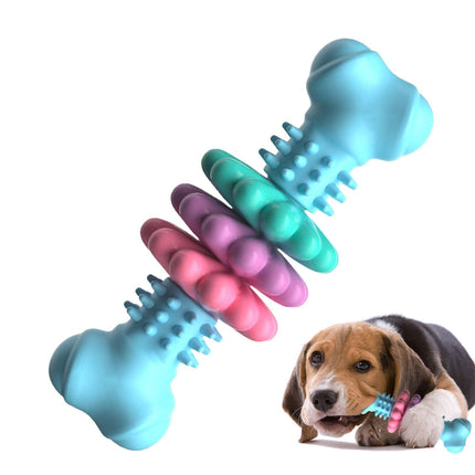 Dog Bone Chew Toy – TPR Teeth Cleaning & Bite Resistant Toy for Dogs