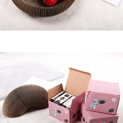 Durable corrugated paper cat toy