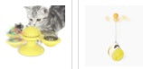 Interactive Cat Windmill Toy – Rotating Suction Cup Catnip & Teeth Grinding Toy