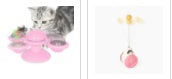 Interactive Cat Windmill Toy – Rotating Suction Cup Catnip & Teeth Grinding Toy